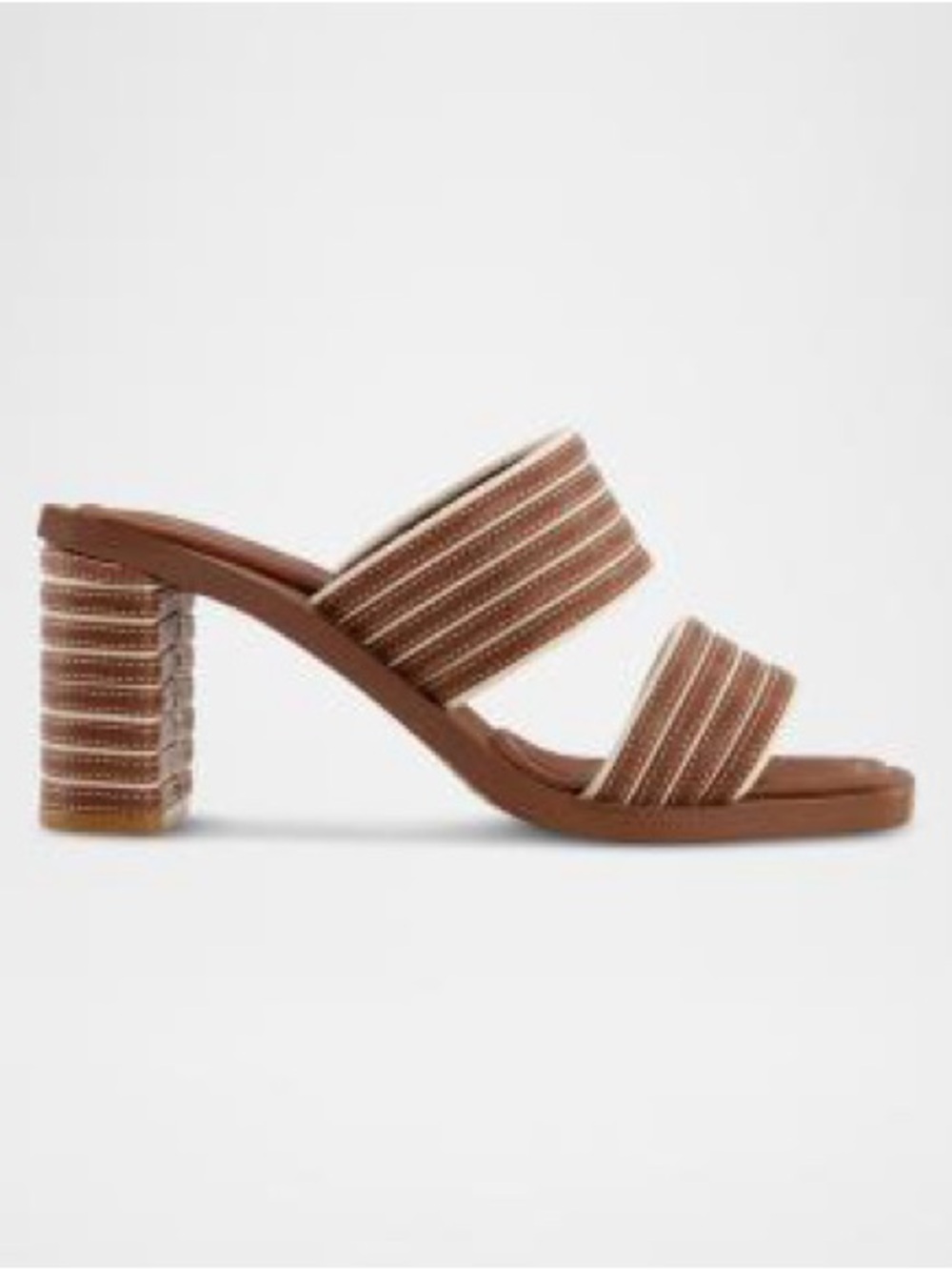 Bari Bicolor Dual-Band Slide Sandals